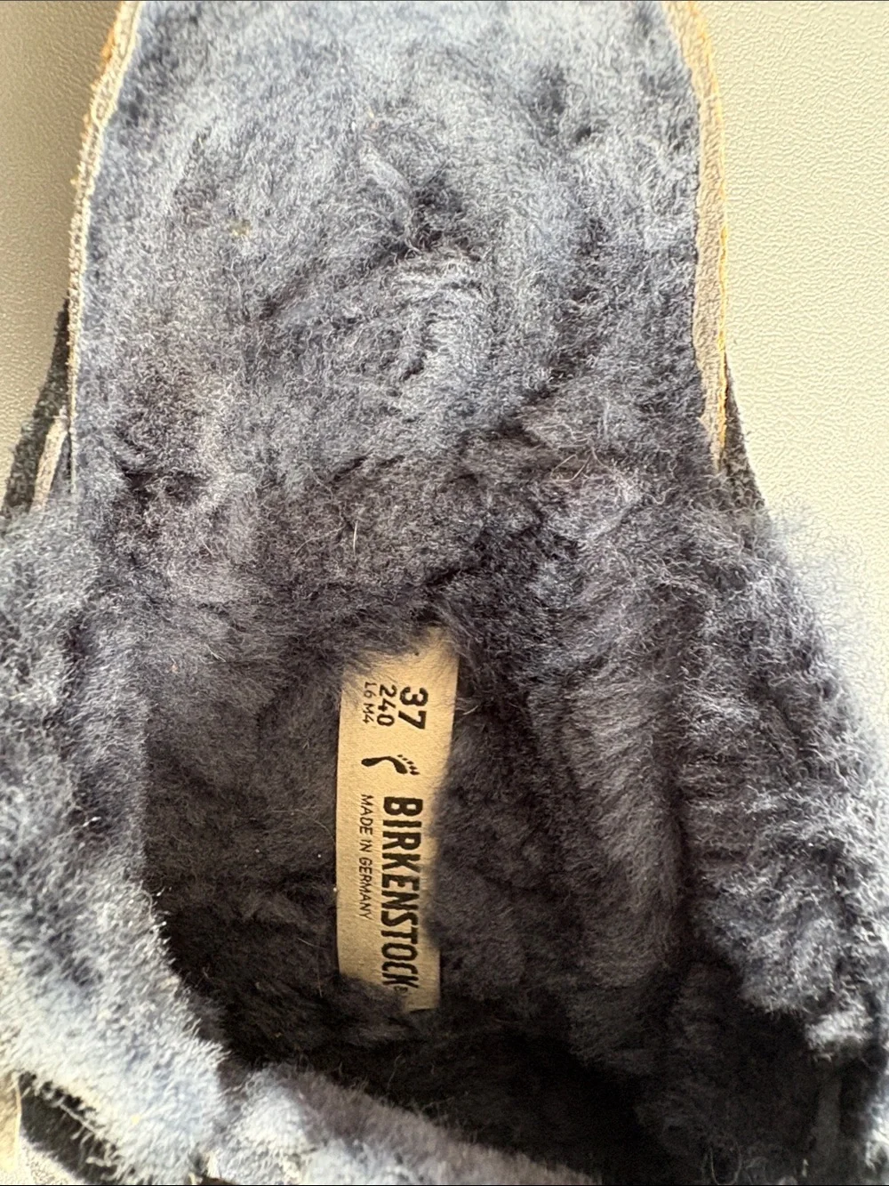 Birkenstock Kids Suede Faux-Fur Clog - Black